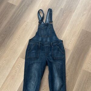 Dark Blue Gap Denim Overalls Medium